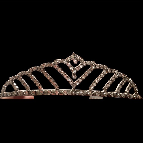 Cubic Zirconia tiara - Picture 1 of 2